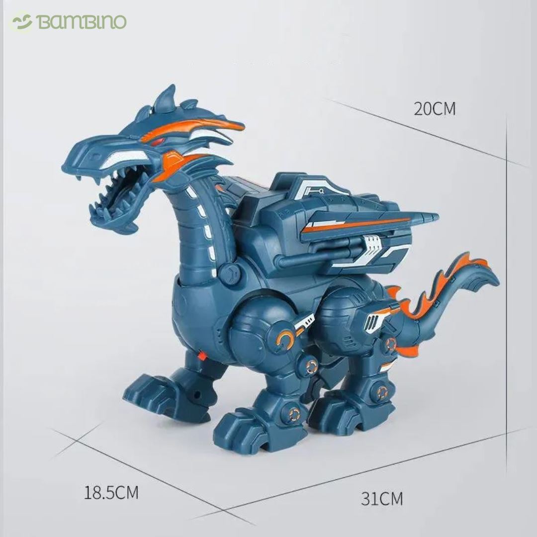 Dragão Encantado Realista Infantil Dragão Encantado Realista Infantil Loja do Bambino