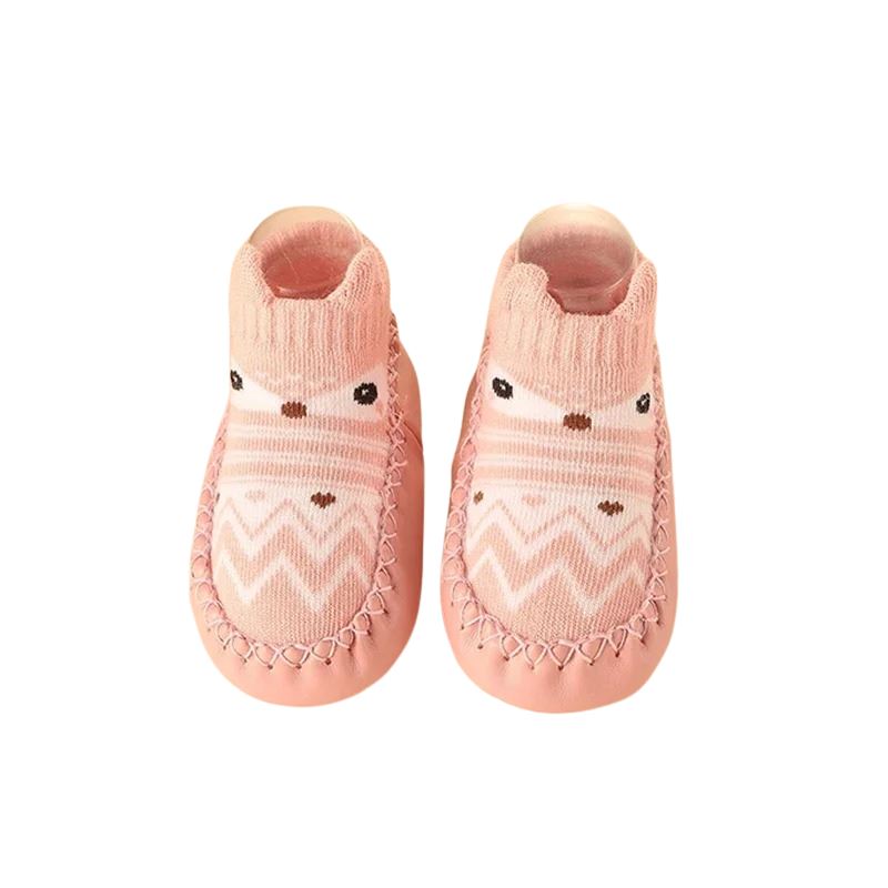 Meia Sapatilha em Couro Recém Nascido Bambino Meia Sapatilha em Couro Recém Nascido Bambino Loja do Bambino Rosa 0 a 6 meses (11cm)