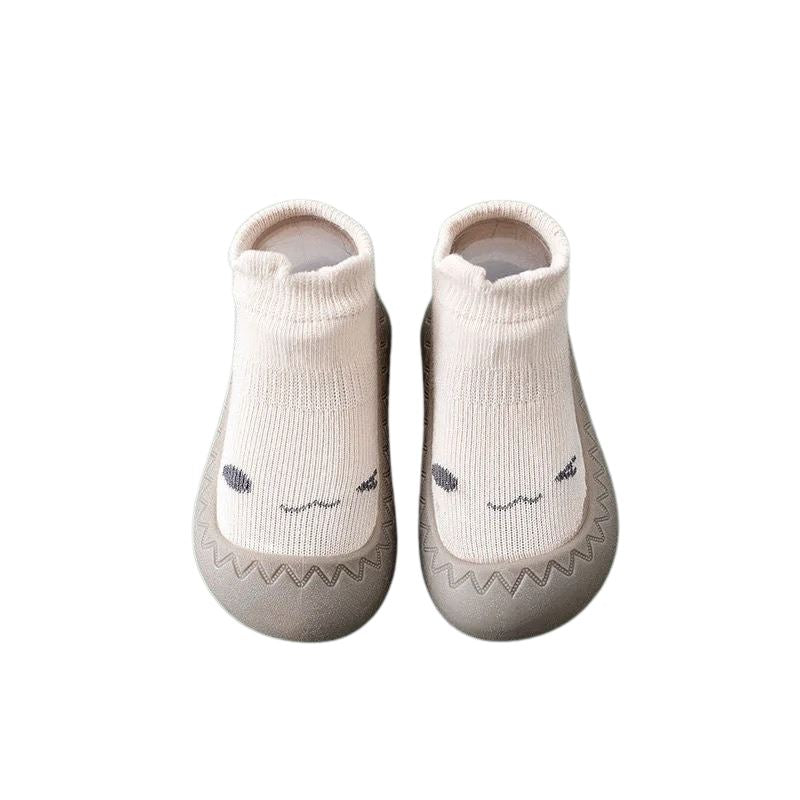 Meia Sapatilha Bebê Antiderrapante Cano Médio Meia Sapatilha Bebe Antiderrapante Cano Médio Loja do Bambino Branco 20 (12cm)