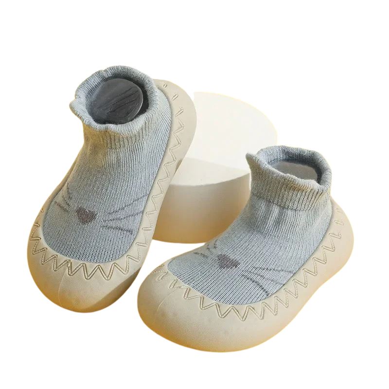 Meia Sapatilha Bebê Antiderrapante Cano Médio Meia Sapatilha Bebe Antiderrapante Cano Médio Loja do Bambino