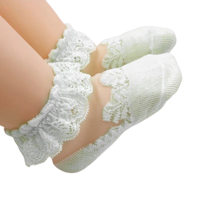 Meia em Renda Recém Nascido Bambino Meia em Renda Recém Nascido Bambino Loja do Bambino