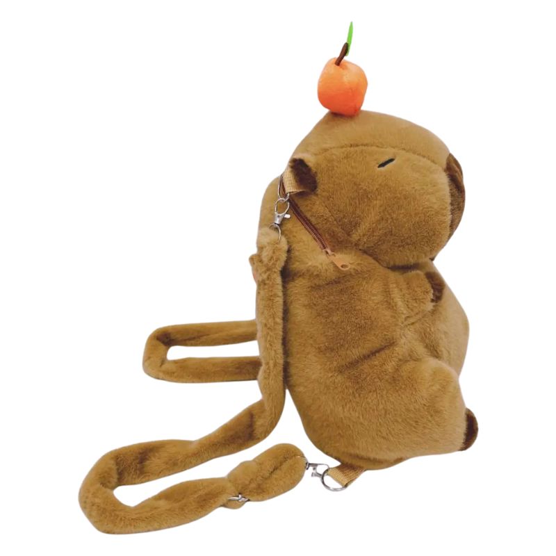 Mochila Infantil Pelúcia Capivara Mochila Infantil Pelúcia Capivara Loja do Bambino