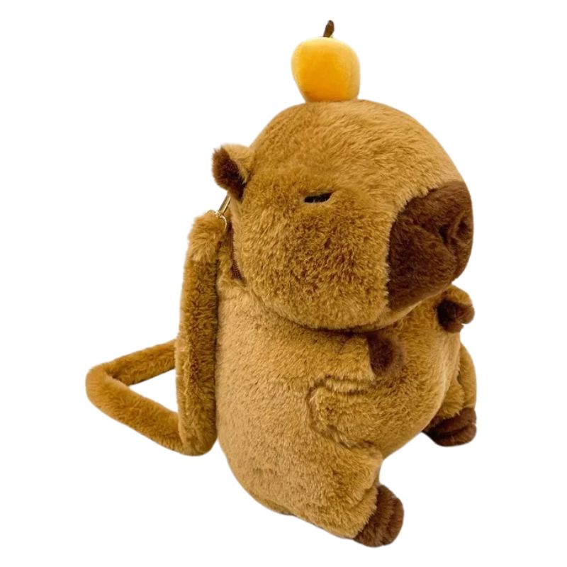 Mochila Infantil Pelúcia Capivara Mochila Infantil Pelúcia Capivara Loja do Bambino