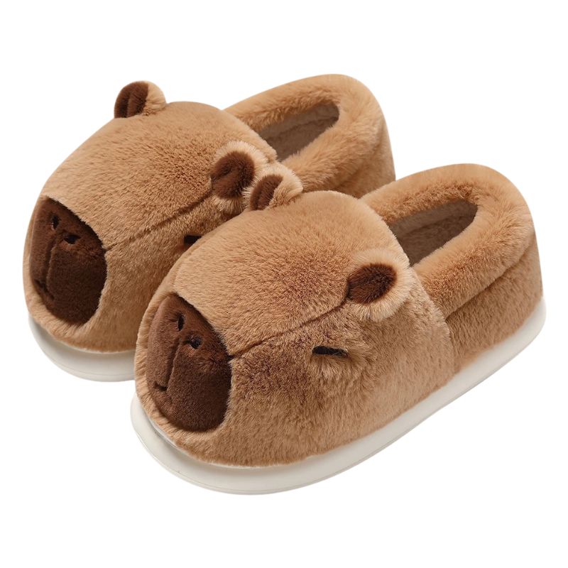 Pantufa Infantil Capivara Pantufa Infantil Capivara Loja do Bambino Marrom 36 a 37 (23.5cm)