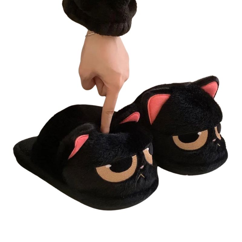 Pantufa Infantil Peluciada Gatinho Nojinho Pantufa Infantil Peluciada Gatinho Nojinho Loja do Bambino