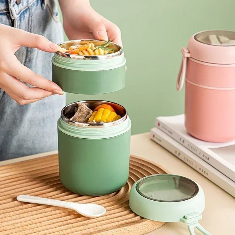 Pote Térmico Infantil em Inox com Colher de Brinde Pote Térmico Infantil em Inox com Colher de Brinde Loja do Bambino