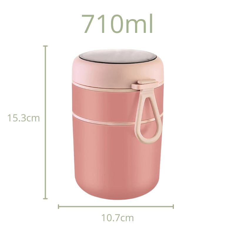 Pote Térmico Infantil em Inox com Colher de Brinde Pote Térmico Infantil em Inox com Colher de Brinde Loja do Bambino