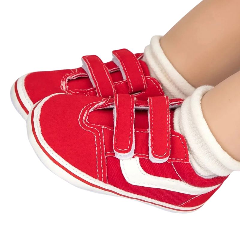 Sapatinho Bebê Velcro Estilo Tênis Casual Sapatinho Bebê Velcro Estilo Tênis Casual Loja do Bambino