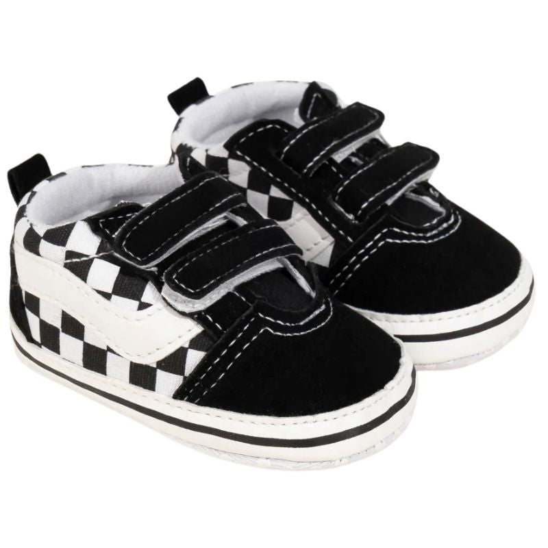 Sapatinho Bebê Velcro Estilo Tênis Casual Sapatinho Bebê Velcro Estilo Tênis Casual Loja do Bambino Xadrez 0 a 6 meses (11cm)