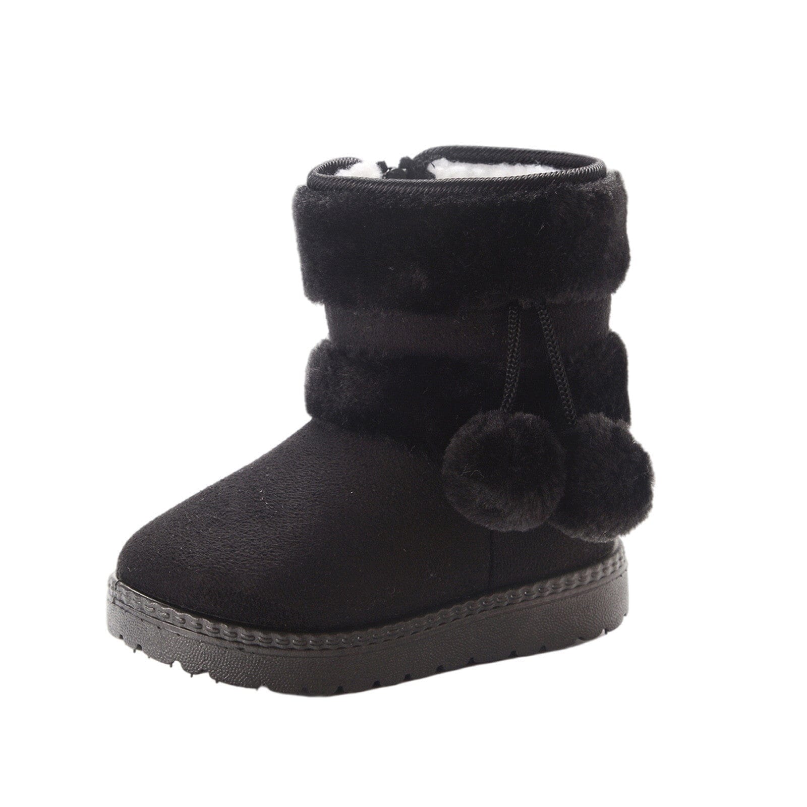 Bota Pompom de Inverno Infantil - Pantufinha Revestida de Lã Bota Pompom de Inverno Infantil Loja do Bambino