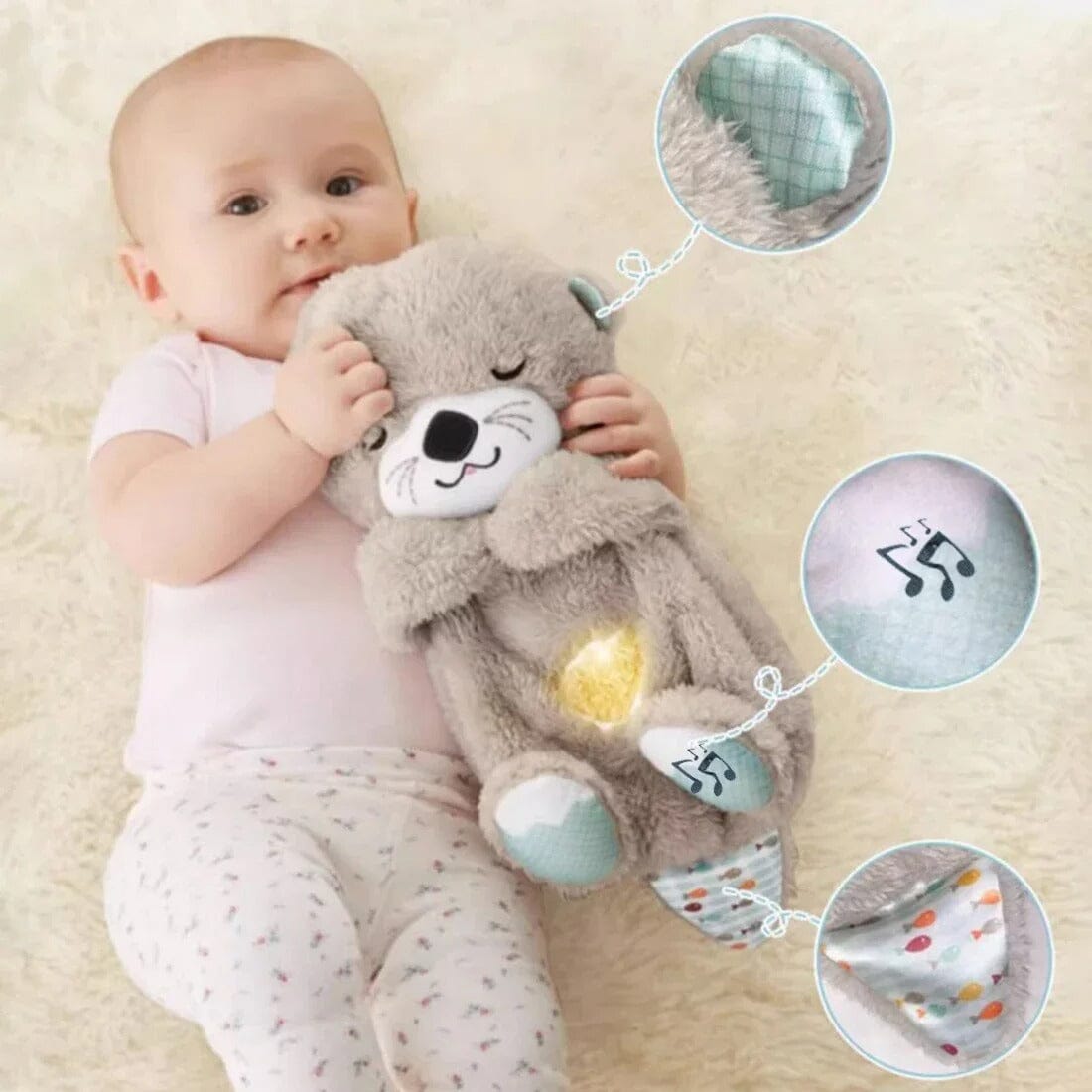 Ursinho de Pelúcia Calmante para Bebês Ursinho de Pelúcia Calmante para Bebês Loja do Bambino