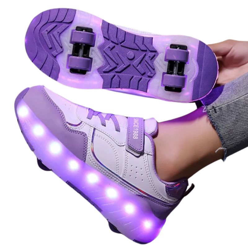 Tênis Com Rodinha e Luz de Led Infantil Tênis Com Rodinha e Luz de Led Infantil Loja do Bambino
