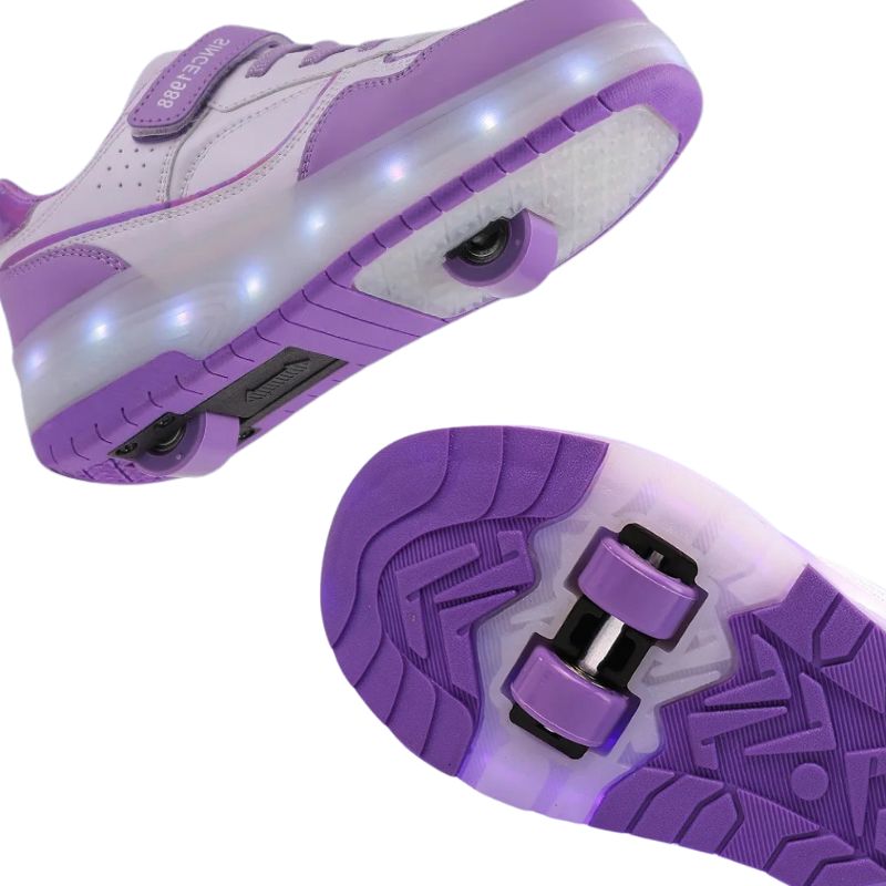 Tênis Com Rodinha e Luz de Led Infantil Tênis Com Rodinha e Luz de Led Infantil Loja do Bambino