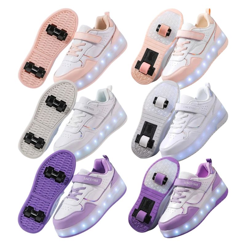 Tênis Com Rodinha e Luz de Led Infantil Tênis Com Rodinha e Luz de Led Infantil Loja do Bambino