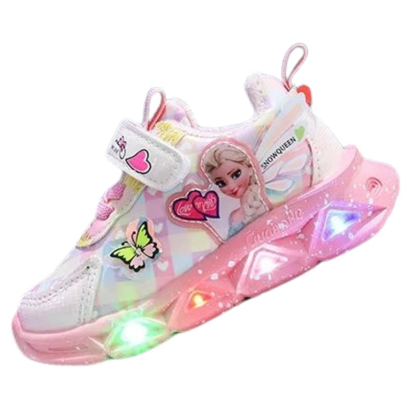 Tênis Frozen Luzinha LED Infantil Tênis Frozen Luzinha LED Infantil Loja do Bambino