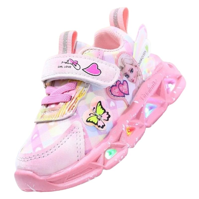 Tênis Frozen Luzinha LED Infantil Tênis Frozen Luzinha LED Infantil Loja do Bambino