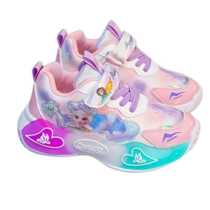 Tênis Frozen Velcro Infantil Tênis Frozen Velcro Infantil Loja do Bambino Roxo 26 (16cm)