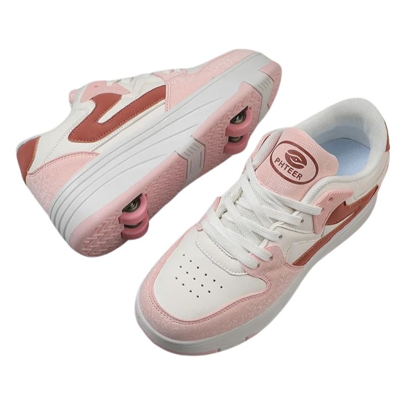 Tênis Infantil Casual com Rodinhas Tênis Infantil Casual com Rodinhas Loja do Bambino Rosa 31 (20cm)