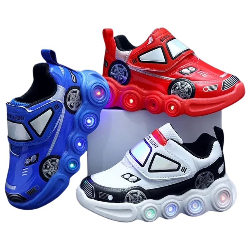 Tênis Infantil Com Luzinha Velcro Masculino Tênis Infantil Com Luzinha Velcro Masculino Loja do Bambino