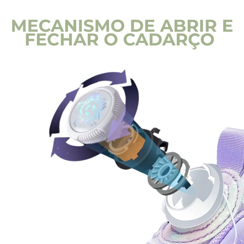 Tênis Infantil Feminino Rodinha com Luz LED Tênis Infantil Feminino Rodinha com Luz LED Loja do Bambino