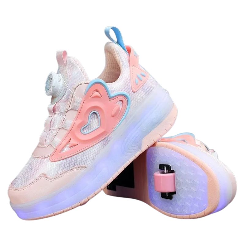 Tênis Infantil Feminino Rodinha com Luz LED Tênis Infantil Feminino Rodinha com Luz LED Loja do Bambino