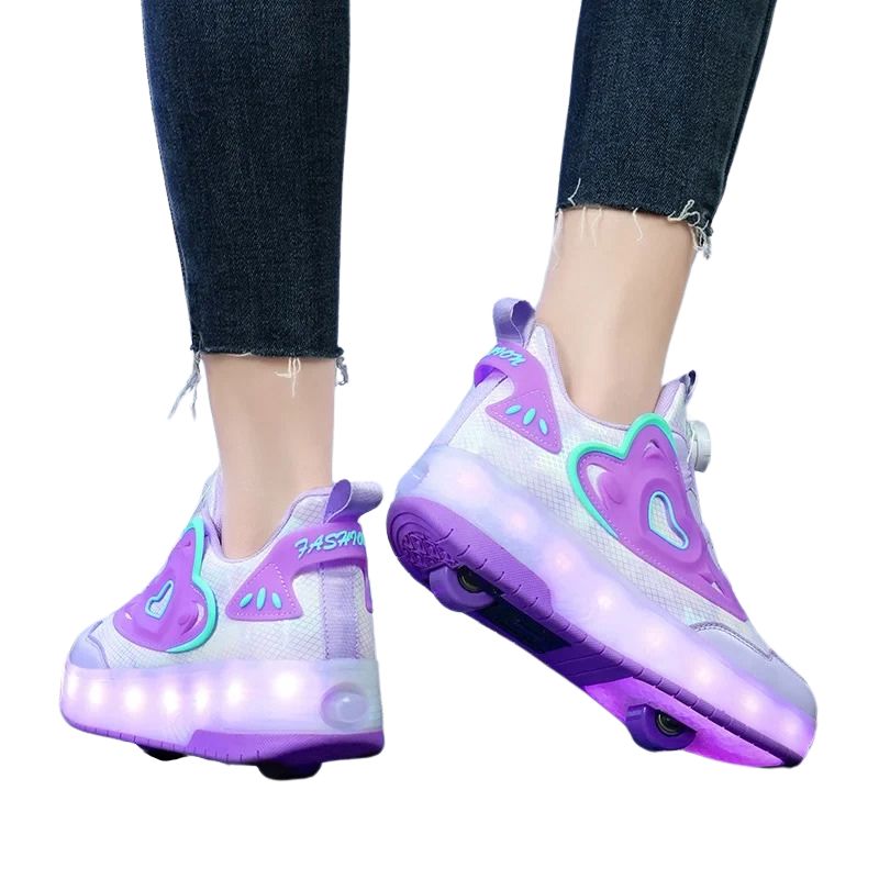 Tênis Infantil Feminino Rodinha com Luz LED Tênis Infantil Feminino Rodinha com Luz LED Loja do Bambino