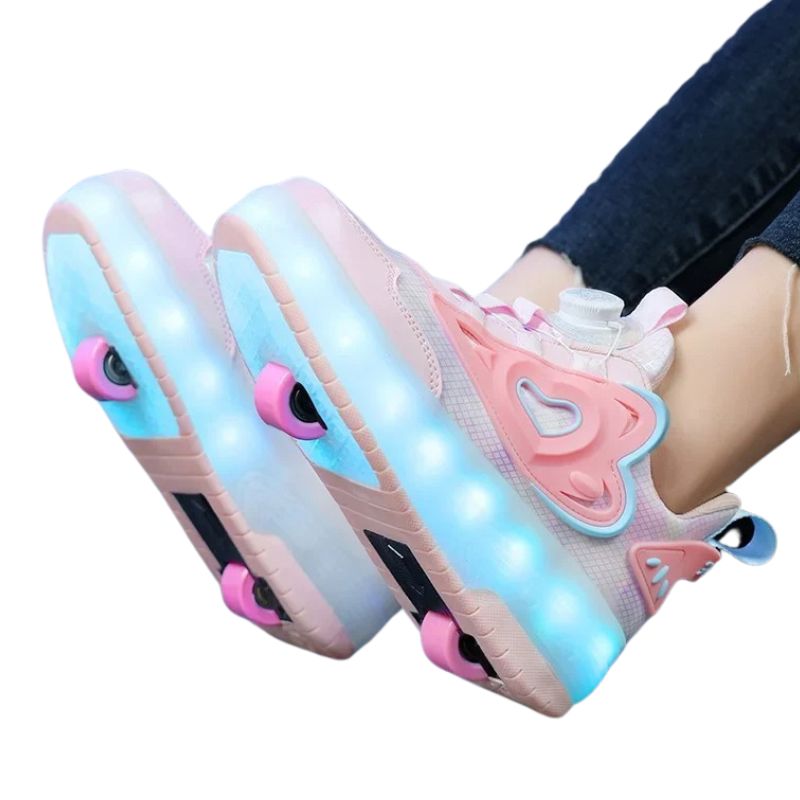 Tênis Infantil Feminino Rodinha com Luz LED Tênis Infantil Feminino Rodinha com Luz LED Loja do Bambino