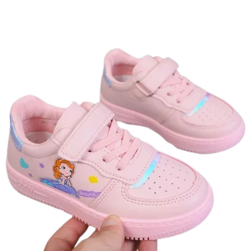 Tênis Infantil Feminino com Velcro Tênis Infantil Feminino com Velcro Loja do Bambino