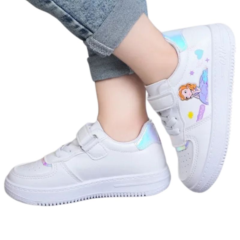 Tênis Infantil Feminino com Velcro Tênis Infantil Feminino com Velcro Loja do Bambino