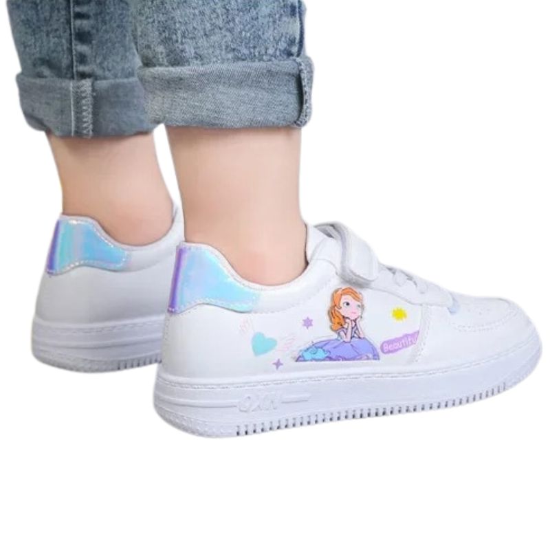 Tênis Infantil Feminino com Velcro Tênis Infantil Feminino com Velcro Loja do Bambino