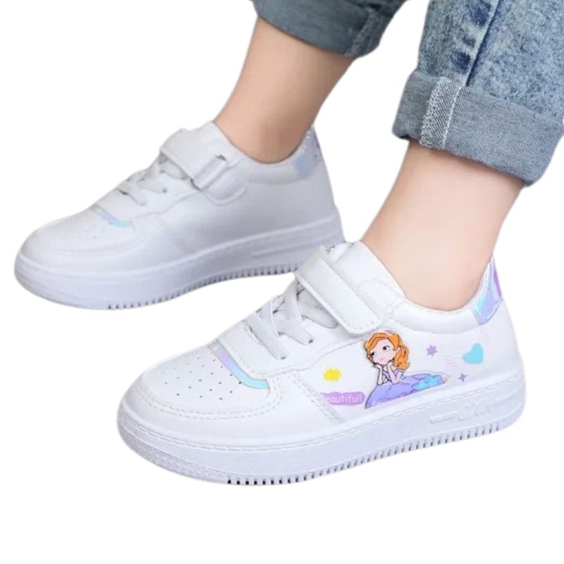 Tênis Infantil Feminino com Velcro Tênis Infantil Feminino com Velcro Loja do Bambino