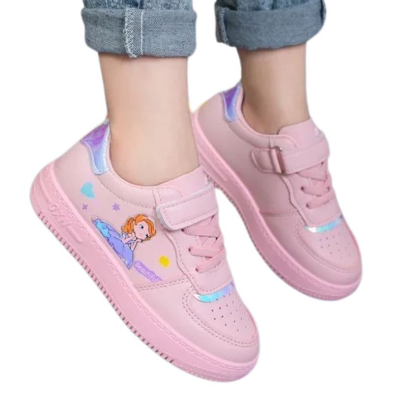 Tênis Infantil Feminino com Velcro Tênis Infantil Feminino com Velcro Loja do Bambino