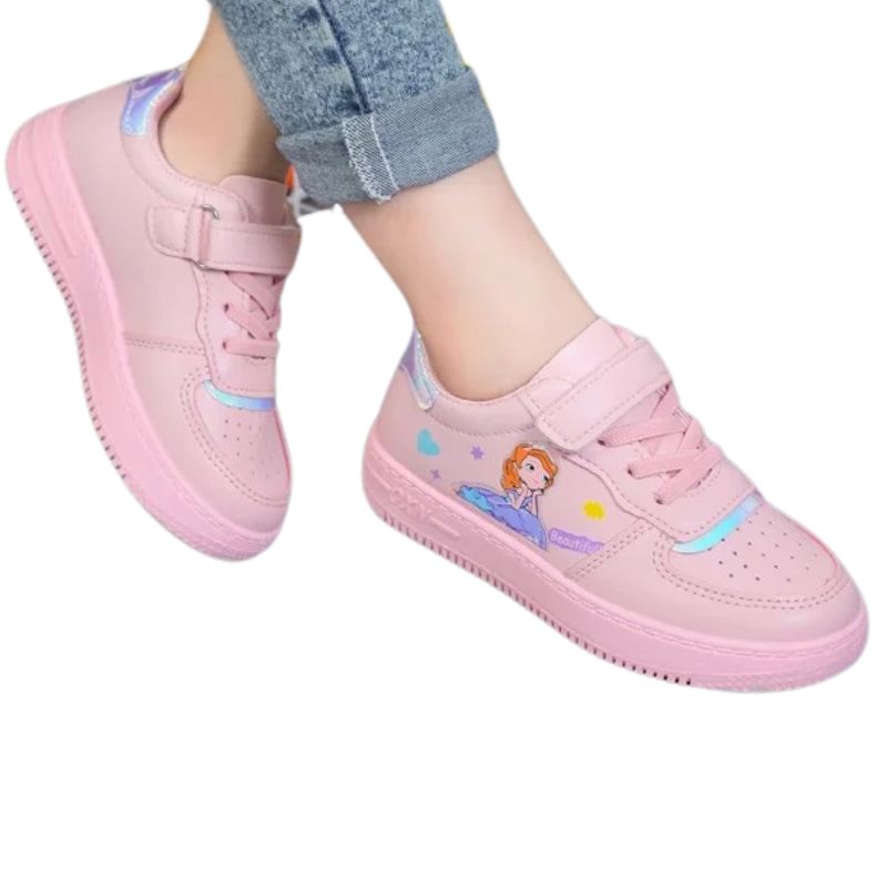 Tênis Infantil Feminino com Velcro Tênis Infantil Feminino com Velcro Loja do Bambino