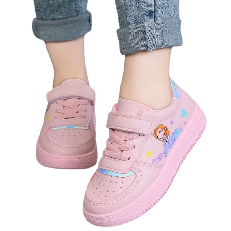 Tênis Infantil Feminino com Velcro Tênis Infantil Feminino com Velcro Loja do Bambino