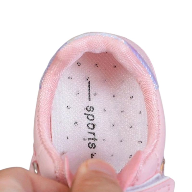 Tênis Infantil Feminino com Velcro Tênis Infantil Feminino com Velcro Loja do Bambino