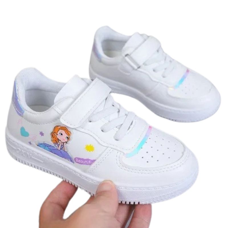 Tênis Infantil Feminino com Velcro Tênis Infantil Feminino com Velcro Loja do Bambino