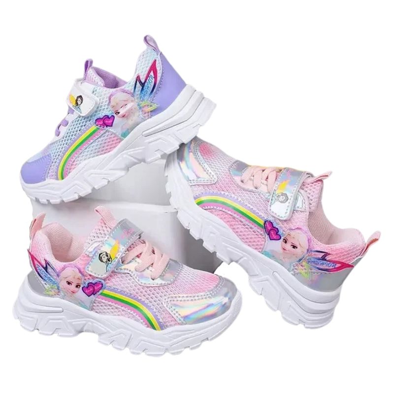 Tênis Infantil Frozen Velcro e Cadarço Feminino Tênis Infantil Frozen Velcro e Cadarço Feminino Loja do Bambino