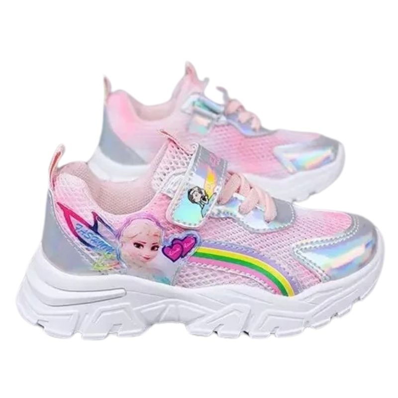 Tênis Infantil Frozen Velcro e Cadarço Feminino Tênis Infantil Frozen Velcro e Cadarço Feminino Loja do Bambino