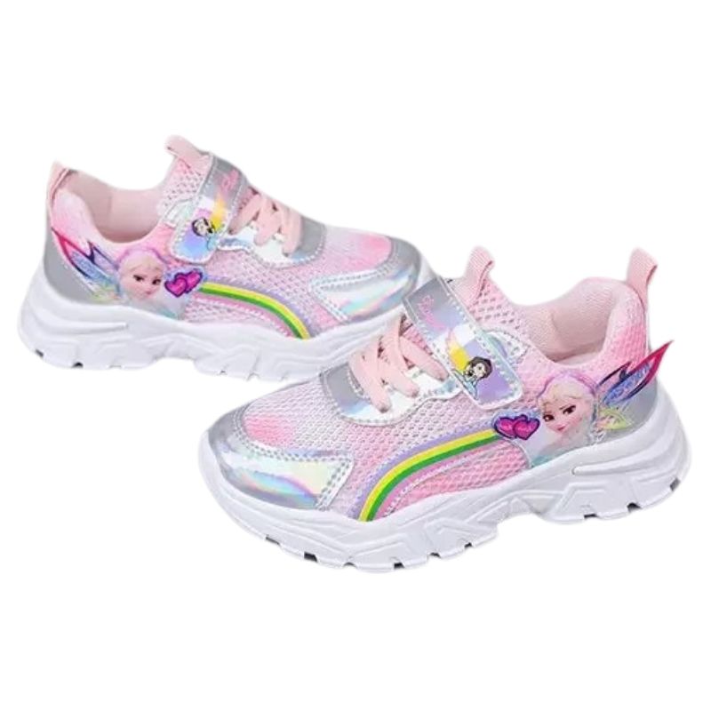 Tênis Infantil Frozen Velcro e Cadarço Feminino Tênis Infantil Frozen Velcro e Cadarço Feminino Loja do Bambino