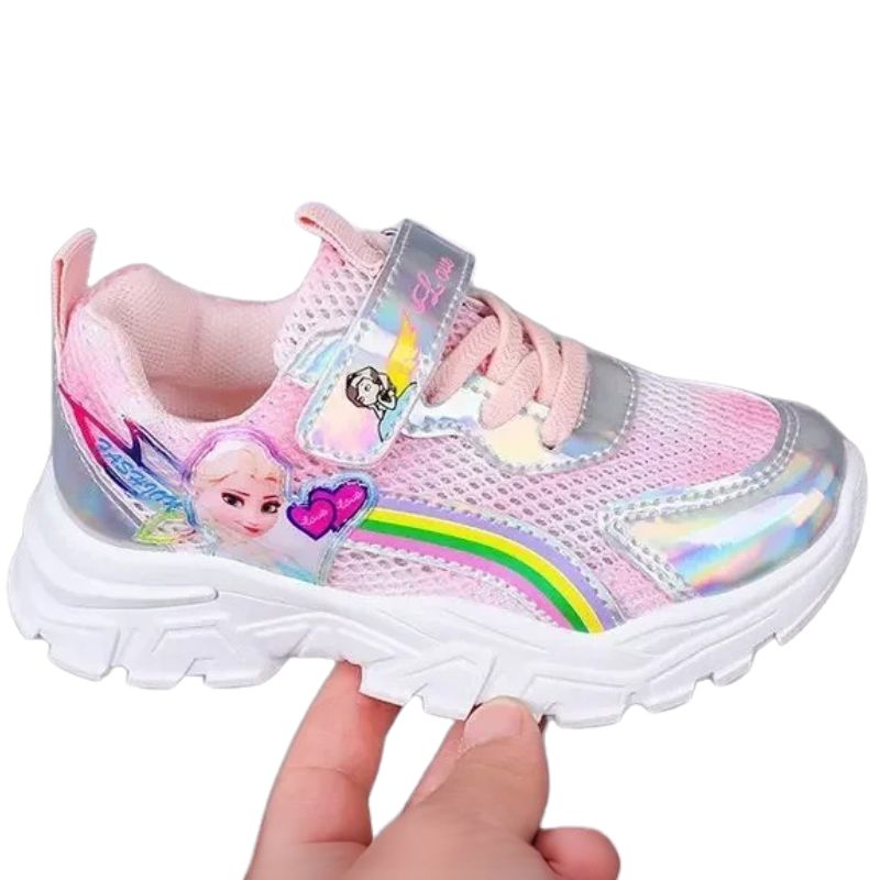 Tênis Infantil Frozen Velcro e Cadarço Feminino Tênis Infantil Frozen Velcro e Cadarço Feminino Loja do Bambino