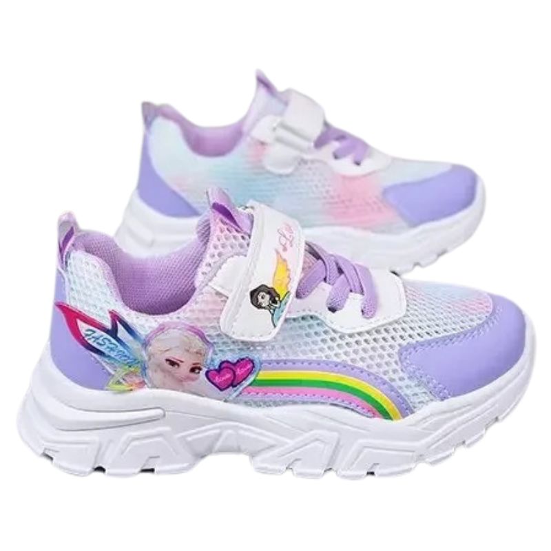 Tênis Infantil Frozen Velcro e Cadarço Feminino Tênis Infantil Frozen Velcro e Cadarço Feminino Loja do Bambino