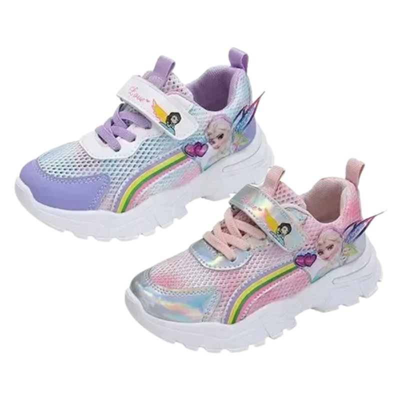 Tênis Infantil Frozen Velcro e Cadarço Feminino Tênis Infantil Frozen Velcro e Cadarço Feminino Loja do Bambino