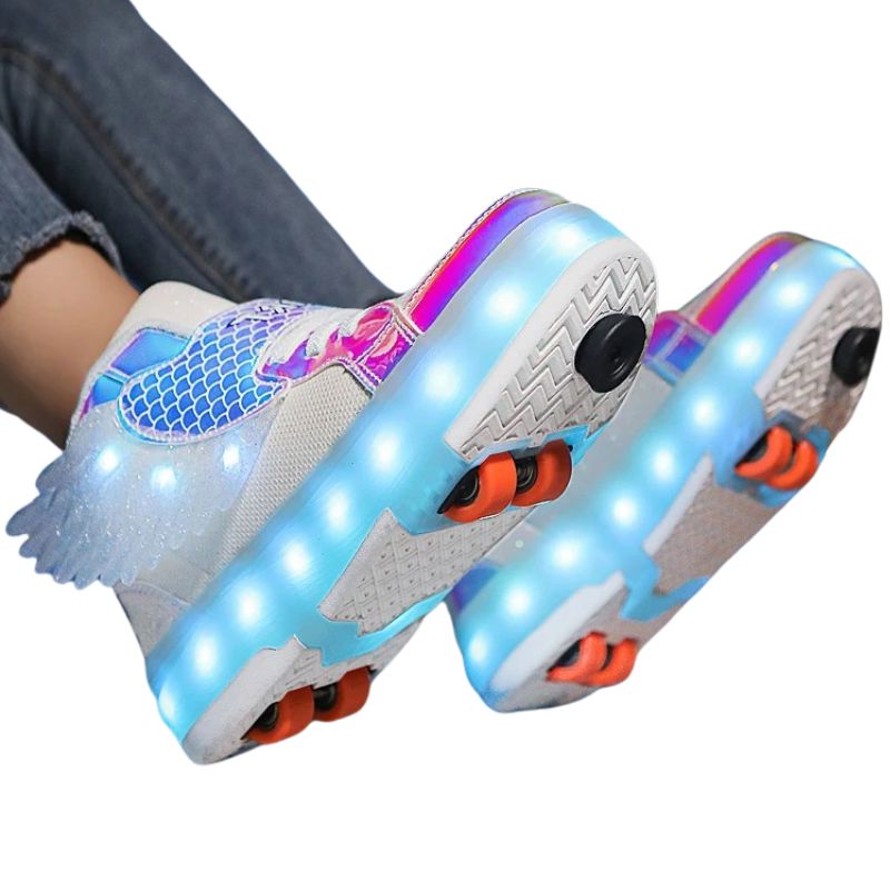 Tênis Infantil de Rodinha com Luz LED Recarregável Sport Tênis Infantil de Rodinha com Luz LED Recarregável Sport Loja do Bambino