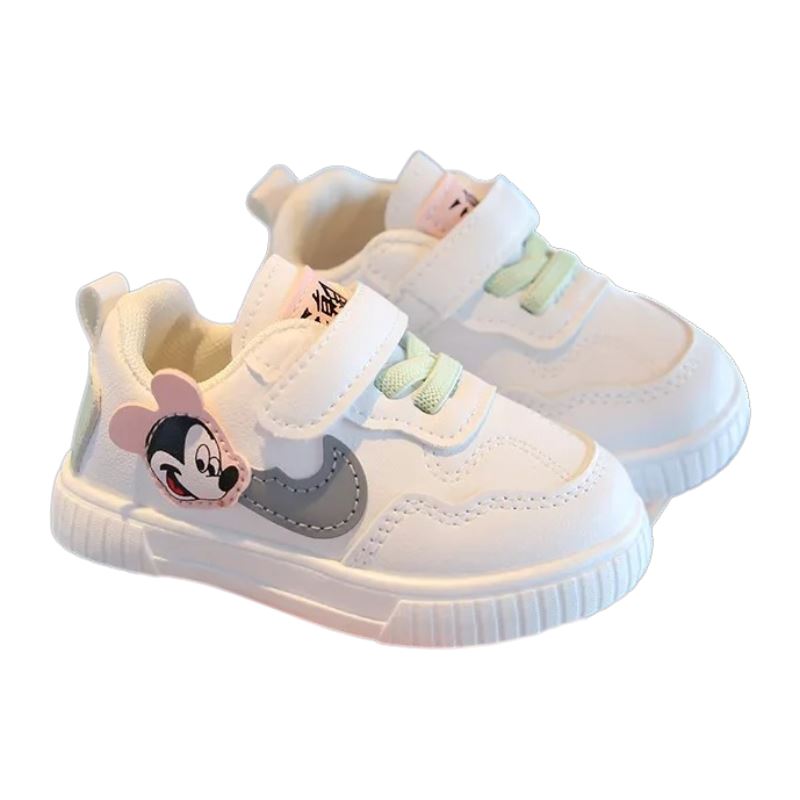 Tênis Mickey Antiderrapante para Bebês Tênis Mickey Antiderrapante para Bebes Loja do Bambino Rosa 15 (11.5cm)