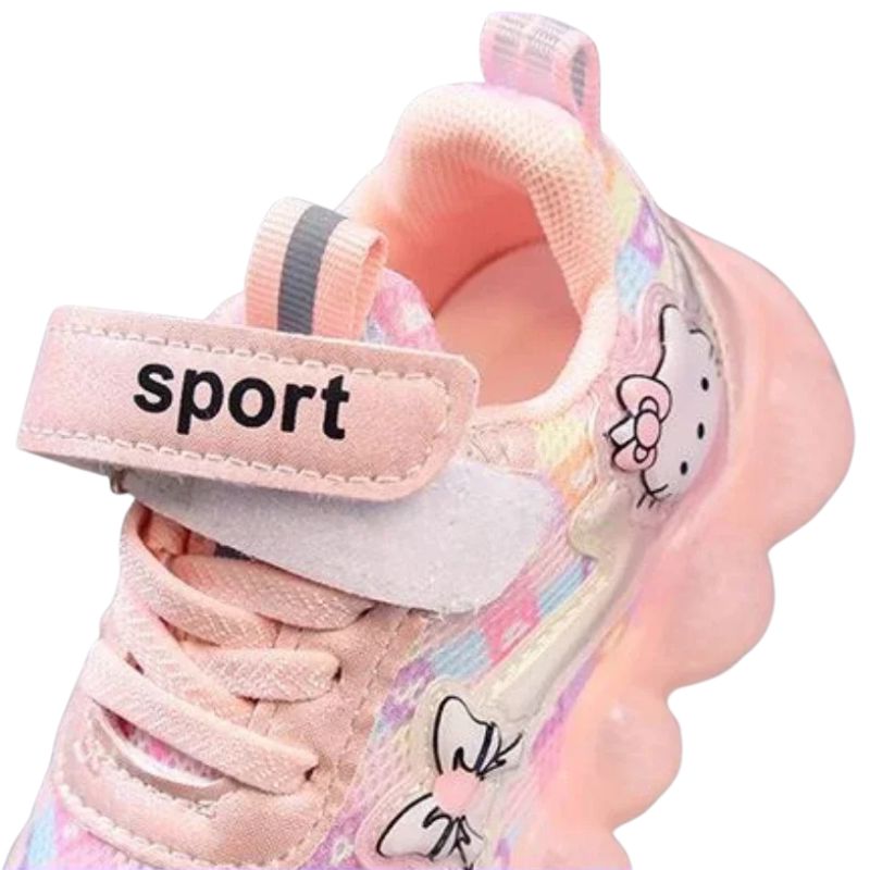 Tênis Hello Kitty com Led Infantil Tenis Hello Kitty com Led Infantil Loja do Bambino