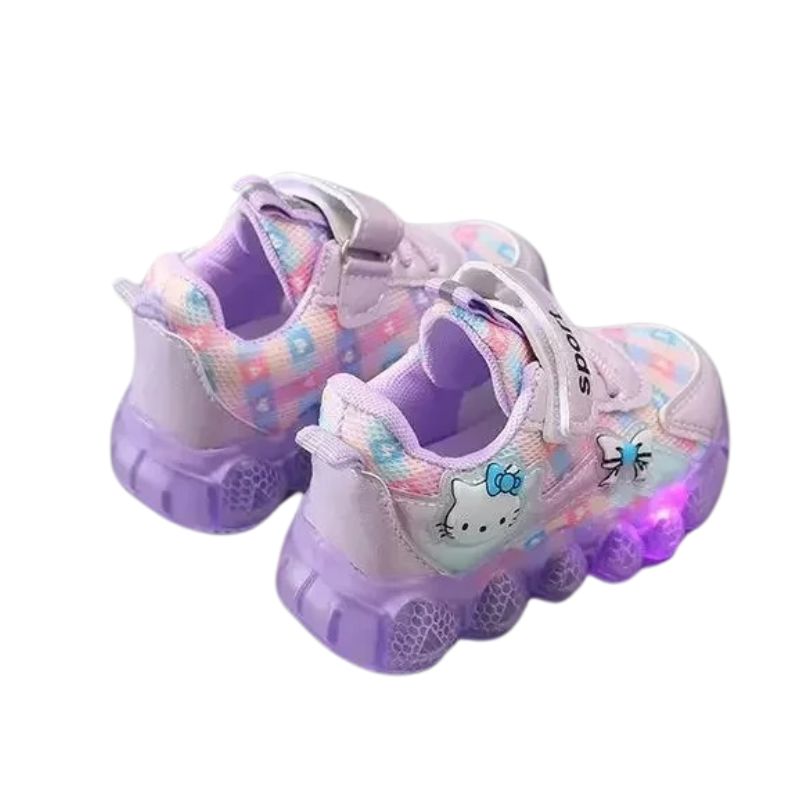 Tênis Hello Kitty com Led Infantil Tenis Hello Kitty com Led Infantil Loja do Bambino