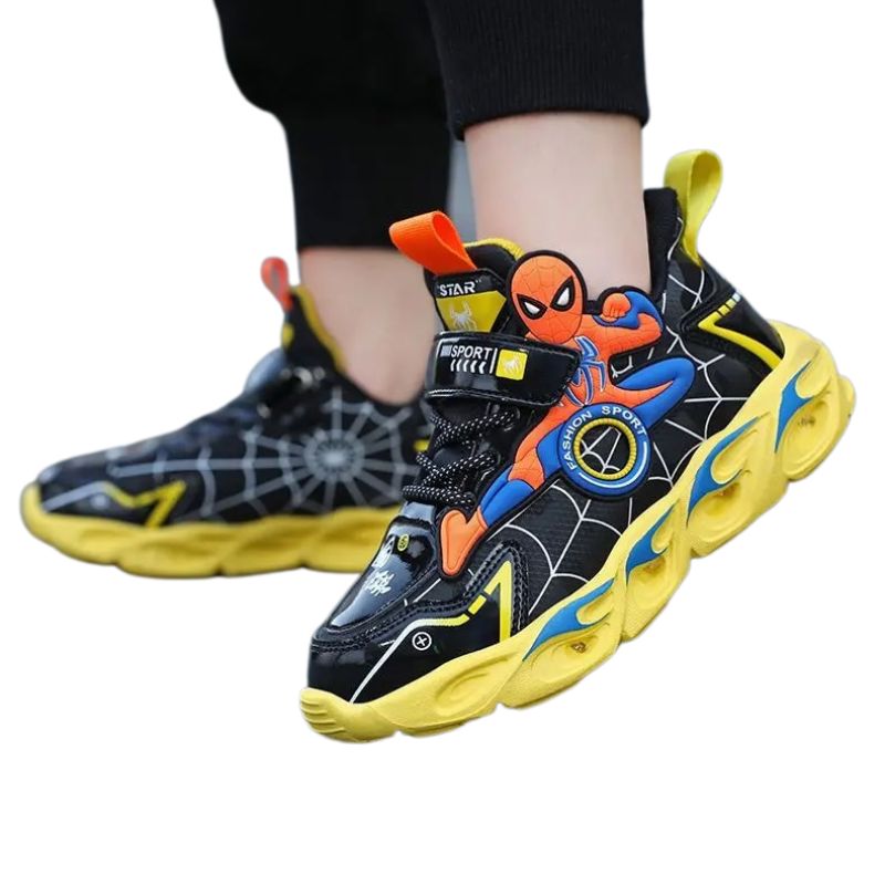 Tênis Homem Aranha Infantil com Luzinhas Tênis Homem Aranha Infantil com Luzinhas Loja do Bambino