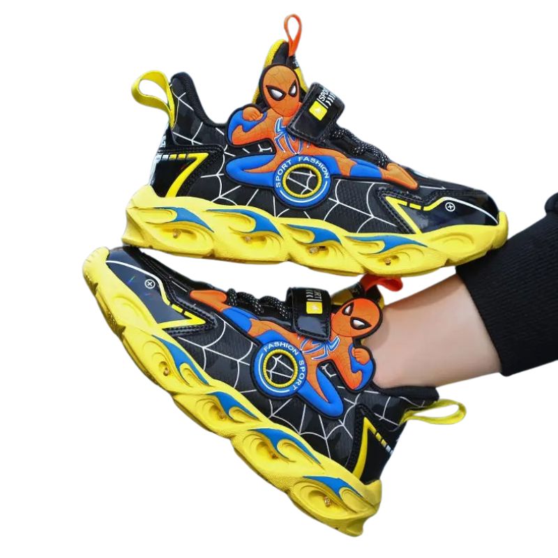 Tênis Homem Aranha Infantil com Luzinhas Tênis Homem Aranha Infantil com Luzinhas Loja do Bambino