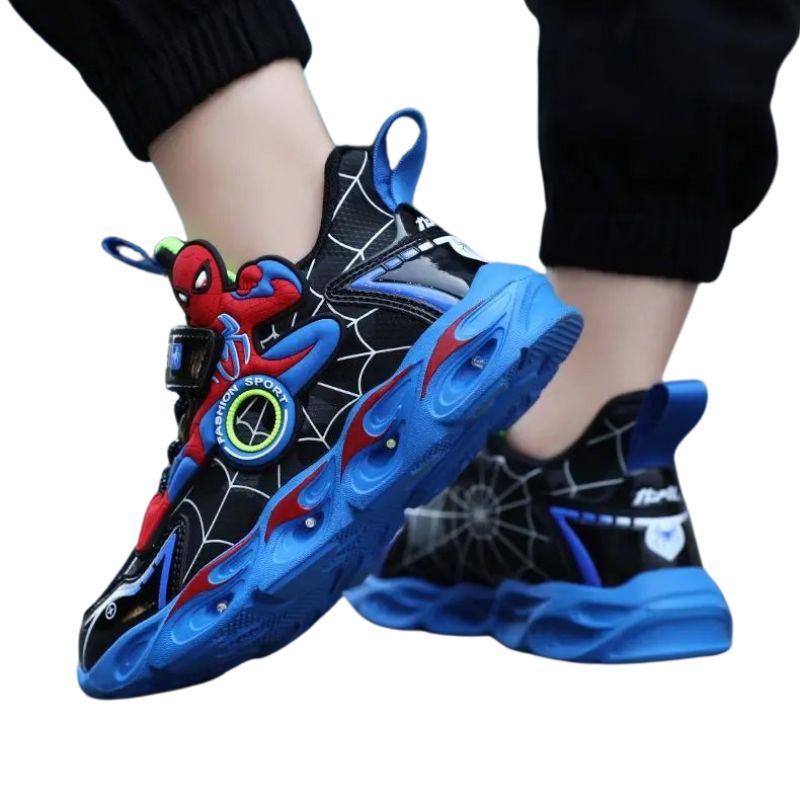 Tênis Homem Aranha Infantil com Luzinhas Tênis Homem Aranha Infantil com Luzinhas Loja do Bambino
