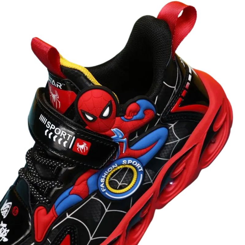 Tênis Homem Aranha Infantil com Luzinhas Tênis Homem Aranha Infantil com Luzinhas Loja do Bambino